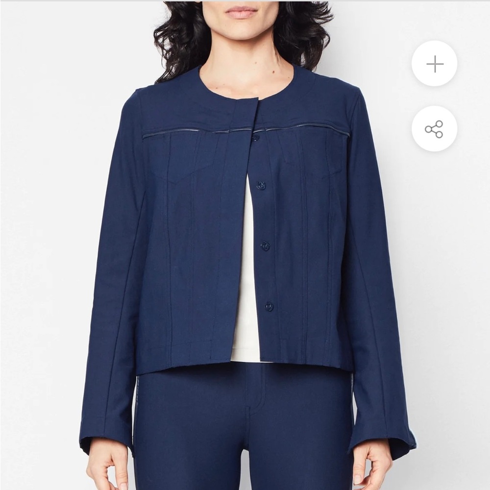 NWT large Elaine Kim tech stretch robin jacket